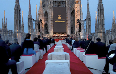 Duomo Milano Allestimento